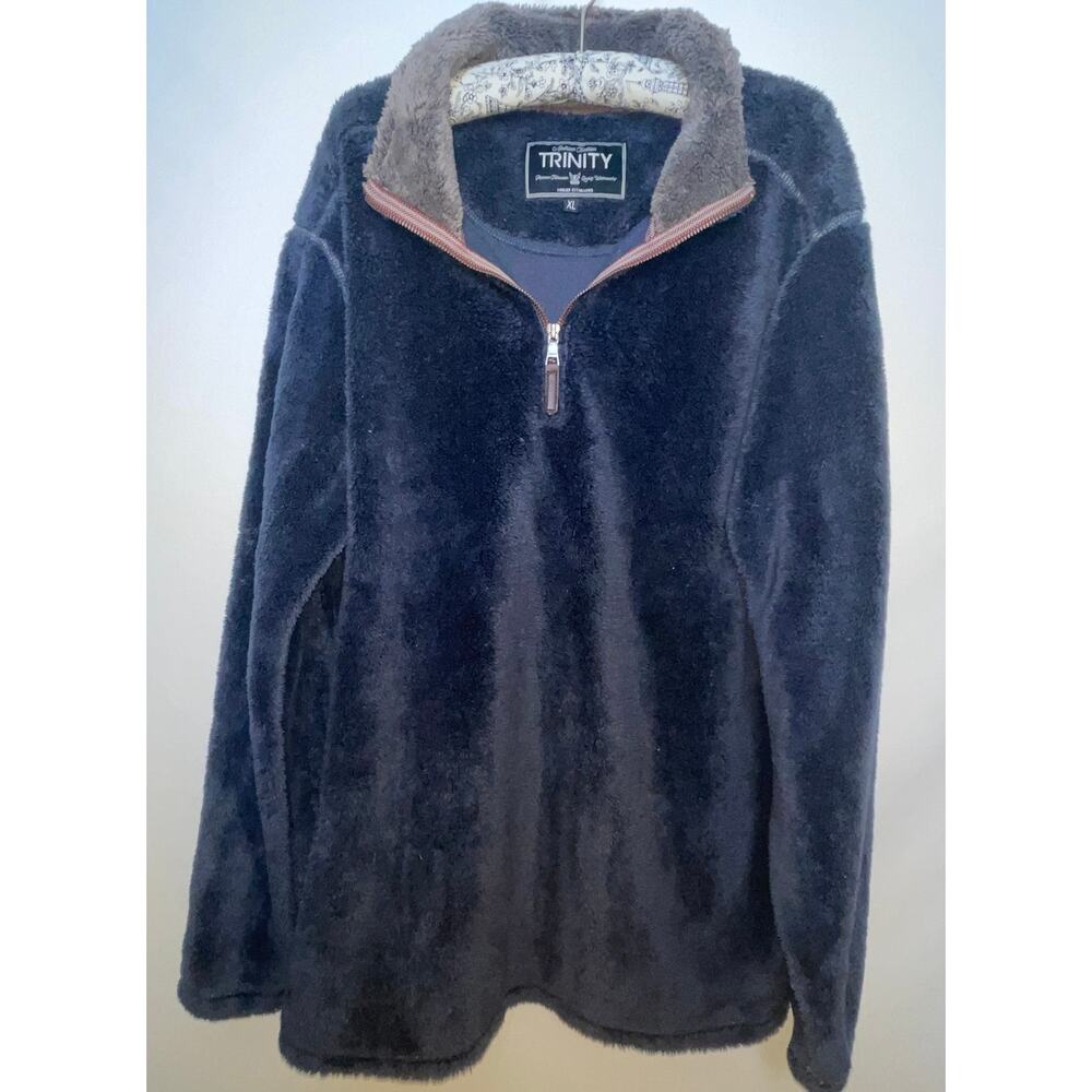 American Tradition Trinity Sherpa Quarter Zip - Size Men's XL -‎ SO Soft!